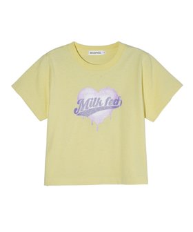 【ミルクフェド/MILKFED.】のHEART LOGO COMPACT S/S TEE MILKFED. 人気、トレンドファッション・服の通販 founy(ファニー) ファッション Fashion レディースファッション WOMEN グラフィック Graphic コンパクト Compact プリント Print 半袖 Short Sleeve 夏 Summer S/S・春夏 Ss・Spring/Summer |ID:prp329100004359236