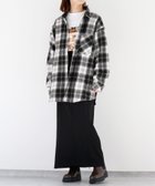 【セポ/cepo】のオーバーサイズチェックシャツ 人気、トレンドファッション・服の通販 founy(ファニー) ファッション Fashion レディースファッション WOMEN トップス・カットソー Tops/Tshirt シャツ/ブラウス Shirts/Blouses アクリル Acrylic インナー Inner ウェーブ Wave ストレート Straight タートルネック Turtleneck チェック Check デニム Denim トレンド Trend パターン Pattern フェミニン Feminine フロント Front ミックス Mix メンズ Mens ルーズ Loose ロング Long thumbnail ブラック系その他|ID: prp329100004359298 ipo3291000000030470999