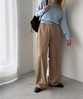 【キャナルジーン/CANAL JEAN】のSUPERTHANKS ワイドトラウザーズ 人気、トレンドファッション・服の通販 founy(ファニー) ファッション Fashion レディースファッション WOMEN おすすめ Recommend セットアップ Set Up ドローコード Draw Cord ベーシック Basic ポケット Pocket ループ Loop ワイド Wide |ID:prp329100004359451