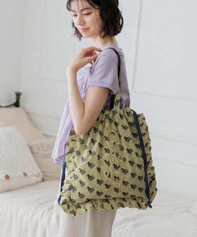 【ニコアンド/niko and】のオリジナルプリント刺繍トートバッグ 人気、トレンドファッション・服の通販 founy(ファニー) ファッション Fashion レディースファッション WOMEN バッグ Bag おすすめ Recommend トレンド Trend フリル Frills プリント Print ポケット Pocket |ID:prp329100004360297