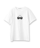 【ドレステリア/DRESSTERIOR】のANGE IN DISGUISE(アンジ イン ディスガイズ)#NOIR 丸フレームサングラスTシャツ ホワイト|ID: prp329100004360864 ipo3291000000030483378