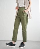 【イッカ/ikka】のGOKU楽パンツ テーパード 人気、トレンドファッション・服の通販 founy(ファニー) ファッション Fashion レディースファッション WOMEN パンツ Pants おすすめ Recommend カットソー Cut And Sew シンプル Simple ジャケット Jacket スニーカー Sneakers ツイル Twill テーパード Tapered フィット Fit thumbnail オリーブ|ID: prp329100004361044 ipo3291000000030528049