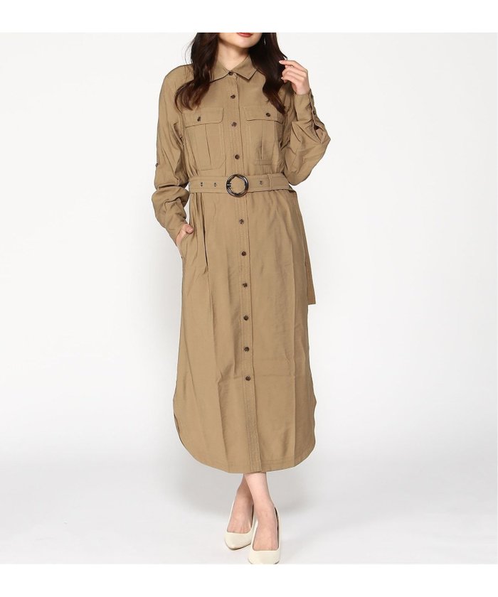 【バナナリパブリック ファクトリーストア/BANANA REPUBLIC FACTORY STORE】のBANANA REPUBLIC FACTORY STORE JPN LS UTILITY MAXI SHIRTDRESS インテリア・キッズ・メンズ・レディースファッション・服の通販 founy(ファニー) https://founy.com/ ファッション Fashion レディースファッション WOMEN トップス・カットソー Tops/Tshirt シャツ/ブラウス Shirts/Blouses ワンピース Dress ドレス Party Dresses ジャケット Jacket バランス Balance 春 Spring |ID: prp329100004361208 ipo3291000000030486074