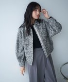 【プロポーション ボディドレッシング/PROPORTION BODY DRESSING】のMIXツイードブルゾン 24AW 人気、トレンドファッション・服の通販 founy(ファニー) ファッション Fashion レディースファッション WOMEN アウター Coat Outerwear ブルゾン Blouson/Jackets 2024年 2024 2024-2025秋冬・A/W Aw/Autumn/Winter/Fw/Fall/2024-2025 ツイード Tweed ブルゾン Blouson エレガント 上品 Elegant thumbnail ブラック|ID: prp329100004361517 ipo3291000000030489041