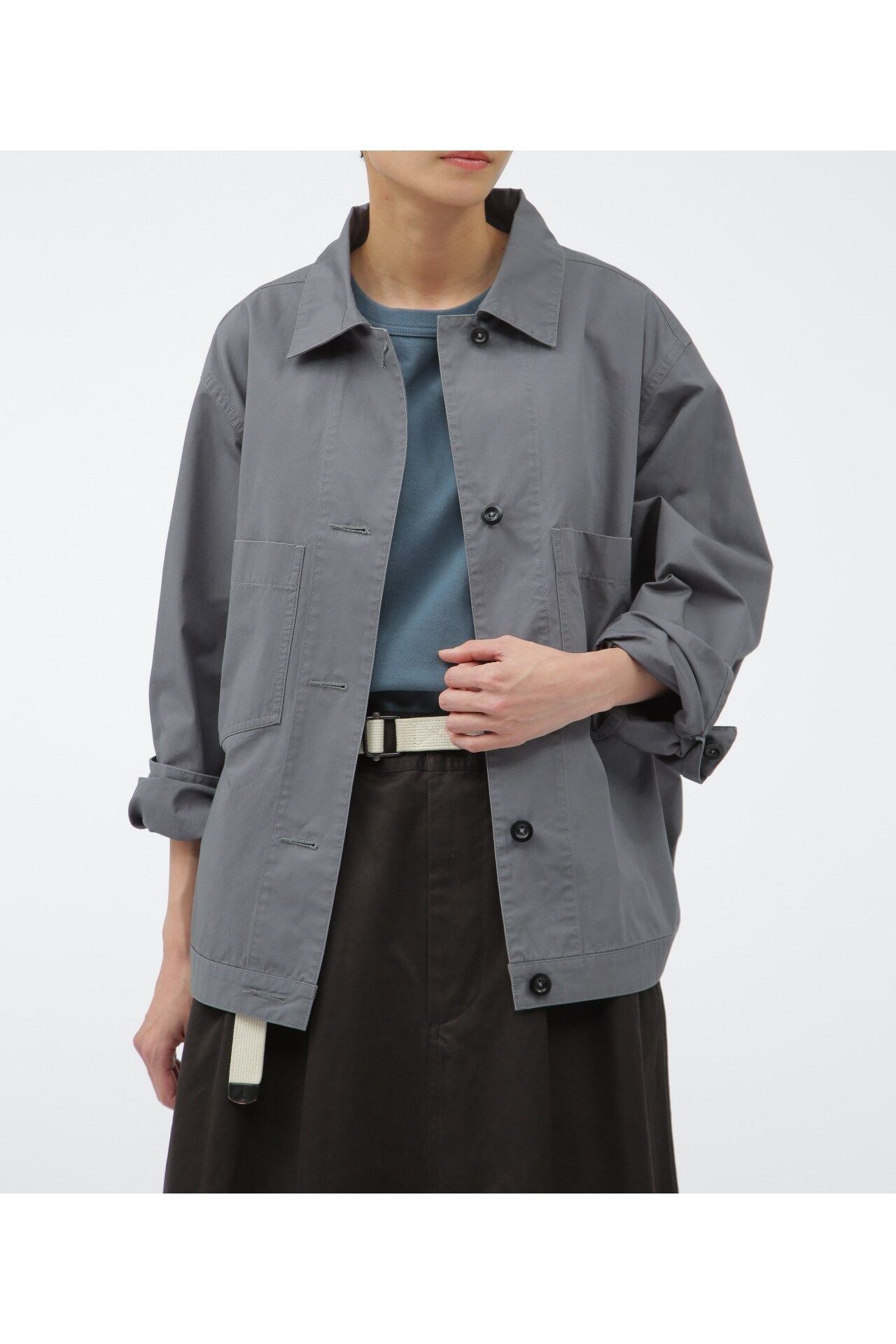 【マーガレットハウエル/MARGARET HOWELL】のDRY COTTON POPLIN 人気、トレンドファッション・服の通販 founy(ファニー) 　ファッション　Fashion　レディースファッション　WOMEN　デニム　Denim　ブルゾン　Blouson　羽織　Haori　 other-1|ID: prp329100004361625 ipo3291000000030490908