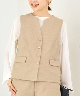 【イエナ/IENA】 LATORREツイード ベスト人気、トレンドファッション・服の通販 founy(ファニー) ファッション Fashion レディースファッション WOMEN アウター Coat Outerwear トップス・カットソー Tops/Tshirt ベスト/ジレ Gilets/Vests 2025年 2025 2025春夏・S/S Ss,Spring/Summer,2025 イタリア Italy カーディガン Cardigan コイン Coin ストレッチ Stretch セットアップ Set Up ツイード Tweed フレンチ French ベスト Vest モチーフ Motif |ID:prp329100004361646