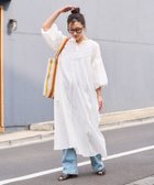 【フリークスストア/FREAK'S STORE】のインド ハシゴレース 切替 ワンピース【限定展開】 25SS オフホワイト|ID: prp329100004361792 ipo3291000000032300735
