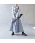 【ページボーイ/PAGEBOY】のキリカエデニムワンピース 人気、トレンドファッション・服の通販 founy(ファニー) ファッション Fashion レディースファッション WOMEN ワンピース Dress フレア Flare thumbnail ブルー85|ID: prp329100004361819 ipo3291000000030492508