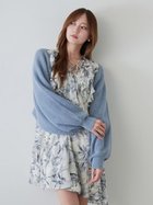 【スナイデル/SNIDEL】のSustainableプリントフリルミニワンピース 人気、トレンドファッション・服の通販 founy(ファニー) ファッション Fashion レディースファッション WOMEN ワンピース Dress インナー Inner オレンジ Orange カラフル Colorful キャミソール Camisole 今季 This Season シフォン Chiffon ショルダー Shoulder スリーブ Sleeve 長袖 Long Sleeve フェミニン Feminine フリル Frills プリント Print ボタニカル Botanical ミックス Mix モチーフ Motif 無地 Plain Color リボン Ribbon ロング Long おすすめ Recommend thumbnail GRY[006]|ID: prp329100004361854 ipo3291000000030492735