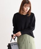 【ピエロ/Pierrot】のVネック多機能ニットプルオーバー 人気、トレンドファッション・服の通販 founy(ファニー) ファッション Fashion レディースファッション WOMEN トップス・カットソー Tops/Tshirt ニット Knit Tops プルオーバー Pullover Vネック V-Neck ウォッシャブル Washable シンプル Simple バランス Balance エレガント 上品 Elegant 抗菌 Antibacterial thumbnail ブラック|ID: prp329100004362334 ipo3291000000030497326