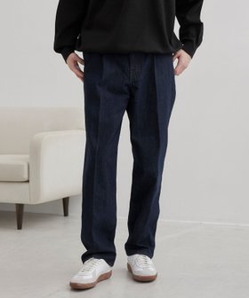 【コーエン メン/COEN / MEN】の【C.DENIMS】デニムタックトラウザーパンツ 人気、トレンドファッション・服の通販 founy(ファニー) ファッション Fashion メンズファッション MEN ボトムス Bottoms/Men おすすめ Recommend センター Center デニム Denim エレガント 上品 Elegant |ID:prp329100004362541