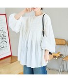 【フリークスストア/FREAK'S STORE】のインド ピンタック ギャザー ロングスリーブ ブラウス【限定展開】 25AW オフホワイト|ID: prp329100004362864 ipo3291000000033508043