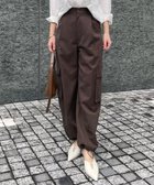 【アニュアンス/anuans】のドロストヘムカーゴパンツ 人気、トレンドファッション・服の通販 founy(ファニー) ファッション Fashion レディースファッション WOMEN パンツ Pants カーゴパンツ Cargo Pants サテン Satin ワイド Wide エレガント 上品 Elegant thumbnail BROWN|ID: prp329100004363983 ipo3291000000030517472