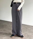 【シェトワ/Chez toi】の2タックスラックスパンツ 人気、トレンドファッション・服の通販 founy(ファニー) ファッション Fashion レディースファッション WOMEN パンツ Pants スラックス Slacks センター Center トレンド Trend パーカー Hoodie 無地 Plain Color ビジネス 仕事 通勤 Business thumbnail グレー|ID: prp329100004364025 ipo3291000000030517857