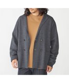 【シップス/SHIPS / MEN】のSHIPS ダブル ニット ジャケット 人気、トレンドファッション・服の通販 founy(ファニー) ファッション Fashion メンズファッション MEN おすすめ Recommend カットソー Cut And Sew カーディガン Cardigan クラシック Classic ジャケット Jacket ダブル Double デニム Denim A/W・秋冬 Aw・Autumn/Winter・Fw・Fall-Winter thumbnail ダークグレー|ID: prp329100004364077 ipo3291000000030518272