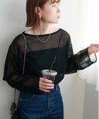 【ディスコート/Discoat】のWEB限定2WAYワンショルシアープルオーバー 人気、トレンドファッション・服の通販 founy(ファニー) ファッション Fashion レディースファッション WOMEN トップス・カットソー Tops/Tshirt プルオーバー Pullover おすすめ Recommend インナー Inner シアー Sheer ベーシック Basic ワンショル One Shoulder 春 Spring thumbnail ブラック|ID: prp329100004364458 ipo3291000000030521900