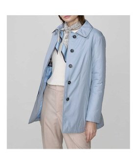 【アクアスキュータム/Aquascutum】の中綿ショートステンカラーコート 人気、トレンドファッション・服の通販 founy(ファニー) ファッション Fashion レディースファッション WOMEN アウター Coat Outerwear コート Coats イタリア Italy コンパクト Compact チェック Check |ID:prp329100004364611