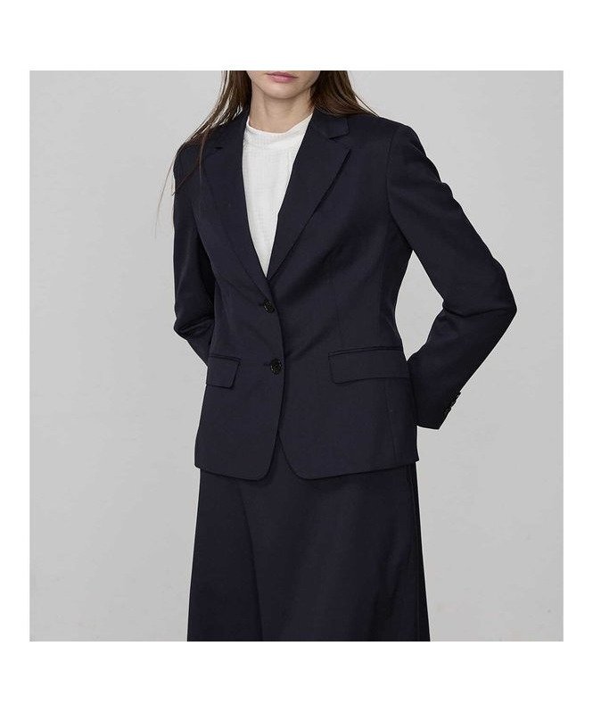 【アクアスキュータム/Aquascutum】の【セットアップ対応】BASIC ストレッチジャケット 人気、トレンドファッション・服の通販 founy(ファニー) 　ファッション　Fashion　レディースファッション　WOMEN　アウター　Coat Outerwear　ジャケット　Jackets　ジャカード　Jacquard　ジャケット　Jacket　ストレッチ　Stretch　スーツ　Suit　セットアップ　Set Up　ツイル　Twill　定番　Standard　フラップ　Flap　フロント　Front　メンズ　Mens　 other-1|ID: prp329100004364612 ipo3291000000030523839