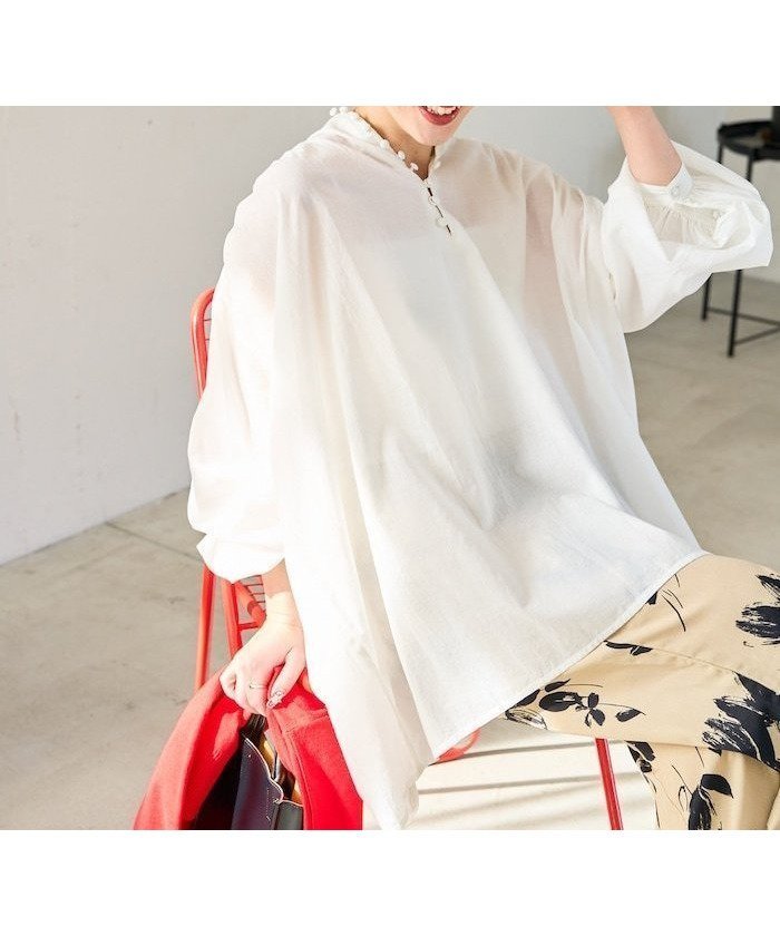【フリークスストア/FREAK'S STORE】のインド クルミ ボタン ブラウス【限定展開】 25SS インテリア・キッズ・メンズ・レディースファッション・服の通販 founy(ファニー) 　ファッション　Fashion　レディースファッション　WOMEN　トップス・カットソー　Tops/Tshirt　シャツ/ブラウス　Shirts/Blouses　2025年　2025　2025春夏・S/S　Ss,Spring/Summer,2025　イエロー　Yellow　インド　India　スリーブ　Sleeve　人気　Popularity　夏　Summer　S/S・春夏　Ss・Spring/Summer　オフホワイト|ID: prp329100004364899 ipo3291000000032515633