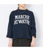 【マイカ ディール/MICA & DEAL】のワイドスリーブロゴスウェット D/NAVY|ID: prp329100004365005 ipo3291000000030526716