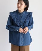 【セポ/cepo】のデニムフリルブラウス 人気、トレンドファッション・服の通販 founy(ファニー) ファッション Fashion レディースファッション WOMEN トップス・カットソー Tops/Tshirt シャツ/ブラウス Shirts/Blouses おすすめ Recommend デニム Denim バランス Balance フェミニン Feminine フリル Frills ボトム Bottom 定番 Standard 春 Spring thumbnail JA|ID: prp329100004365106 ipo3291000000030527744