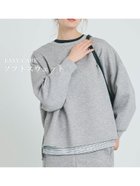 【コカ/COCA】のソフトスウェットビッグサイズトップス 人気、トレンドファッション・服の通販 founy(ファニー) ファッション Fashion レディースファッション WOMEN トップス・カットソー Tops/Tshirt パーカ Sweats スウェット Sweat ポケット Pocket thumbnail Gray|ID: prp329100004365174 ipo3291000000030528528