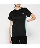 【ニッキー/nikki】のFILA/切替ドライTシャツ 人気、トレンドファッション・服の通販 founy(ファニー) ファッション Fashion レディースファッション WOMEN トップス・カットソー Tops/Tshirt シャツ/ブラウス Shirts/Blouses ロング / Tシャツ T-Shirts ショート Short スリーブ Sleeve プリント Print ボタニカル Botanical ヨガ Yoga ランニング Running 切替 Switching thumbnail BK|ID: prp329100004365326 ipo3291000000030531165