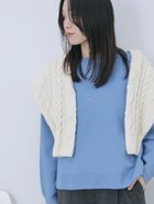 【サマンサモスモス/Samansa Mos2】のスポンジニットカノコ編みプルオーバー 人気、トレンドファッション・服の通販 founy(ファニー) ファッション Fashion レディースファッション WOMEN トップス・カットソー Tops/Tshirt ニット Knit Tops プルオーバー Pullover エレガント 上品 Elegant thumbnail ブルー|ID: prp329100004365340 ipo3291000000030531270