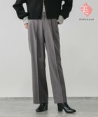 【グローバルワーク/GLOBAL WORK】のあったかウツクシルエットワイドパンツ/115440 人気、トレンドファッション・服の通販 founy(ファニー) ファッション Fashion レディースファッション WOMEN パンツ Pants クロップド Cropped ジャケット Jacket ストレッチ Stretch ストレート Straight スラックス Slacks センター Center トレンド Trend 人気 Popularity フラット Flat フロント Front プリント Print ポケット Pocket リラックス Relax ワイド Wide thumbnail グレー17|ID: prp329100004368598 ipo3291000000030539670