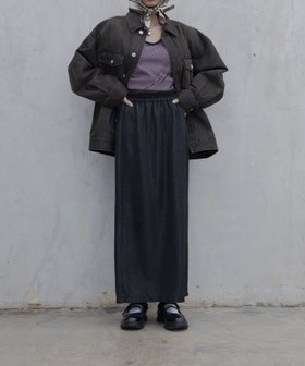 【ページボーイ/PAGEBOY】のキラキラナロースカート 人気、トレンドファッション・服の通販 founy(ファニー) ファッション Fashion レディースファッション WOMEN スカート Skirt スウェット Sweat ストレート Straight トレンド Trend |ID:prp329100004368626