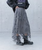 【ページボーイ/PAGEBOY】のチュールフラワースカート 人気、トレンドファッション・服の通販 founy(ファニー) ファッション Fashion レディースファッション WOMEN スカート Skirt インナー Inner シアー Sheer チュール Tulle デニム Denim トレンド Trend フラワー Flower ヘムライン Hemline ランダム Random 無地 Plain Color thumbnail チャコール18|ID: prp329100004368628 ipo3291000000030539807