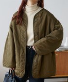 【ディスコート/Discoat】の【WEB限定】キルトジャケット 人気、トレンドファッション・服の通販 founy(ファニー) ファッション Fashion レディースファッション WOMEN アウター Coat Outerwear ジャケット Jackets キルティング Quilting キルト Quilt ショルダー Shoulder シンプル Simple ジャケット Jacket ドロップ Drop ミリタリー Military リラックス Relax 定番 Standard A/W・秋冬 Aw・Autumn/Winter・Fw・Fall-Winter thumbnail カーキ|ID: prp329100004368746 ipo3291000000030540489