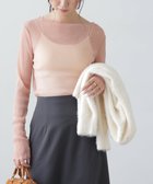 【フリーズマート/FREE'S MART】のラメシアーボートネックカットソー 人気、トレンドファッション・服の通販 founy(ファニー) ファッション Fashion レディースファッション WOMEN トップス・カットソー Tops/Tshirt カットソー Cut and Sewn おすすめ Recommend インナー Inner カーディガン Cardigan シアー Sheer ジャケット Jacket チュール Tulle ビスチェ Bustier thumbnail ピンク|ID: prp329100004369051 ipo3291000000030542416