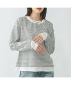 【グローバルワーク/GLOBAL WORK】のヘビロッTEEフェイクレイヤー長袖/286248 ボーダー*ブラック10|ID: prp329100004369121 ipo3291000000031955092