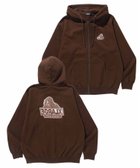 【エクストララージ/XLARGE】のBACKSIDE SLANTED OG ZIP HOODED SWEAT パーカー XLARGE BROWN|ID: prp329100004369227 ipo3291000000030543225