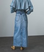 【サロン アダム エ ロペ/SALON adam et rope'】の【WEB限定】リメイクライクデニムスリットスカート 人気、トレンドファッション・服の通販 founy(ファニー) ファッション Fashion レディースファッション WOMEN スカート Skirt ヴィンテージ Vintage 今季 This Season ジャケット Jacket スリット Slit ダメージ Damage デニム Denim パッチ Patch ポケット Pocket ルーズ Loose ロング Long おすすめ Recommend thumbnail サックス(48)|ID: prp329100004369309 ipo3291000000030543660