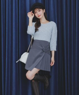 【ノエラ/Noela】のツイストデザインミニスカート 人気、トレンドファッション・服の通販 founy(ファニー) ファッション Fashion レディースファッション WOMEN スカート Skirt ミニスカート Mini Skirts クラシック Classic ツイスト Twist ポケット Pocket ミニスカート Mini Skirt |ID:prp329100004369342