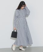 【ビームス ハート/BEAMS HEART】のストライプシャツ シェイプワンピース 人気、トレンドファッション・服の通販 founy(ファニー) ファッション Fashion レディースファッション WOMEN ワンピース Dress カーディガン Cardigan シェイプ Shape スキッパー Skipper ストライプ Stripe ストレート Straight ストール Stall フレア Flare フロント Front おすすめ Recommend thumbnail BLACK|ID: prp329100004369445 ipo3291000000030544447