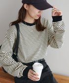 【ディスコート/Discoat】の《万能アイテム/20色展開》ボーダービッグロングTシャツ【WEB限定】 ホワイトその他2|ID: prp329100004370431 ipo3291000000032303928