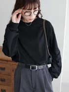 【ディスコート/Discoat】の《万能アイテム/20色展開》ボーダービッグロングTシャツ【WEB限定】 ブラック|ID: prp329100004370431 ipo3291000000032303953