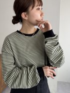 【ディスコート/Discoat】の《新色追加!/21色展開》ボーダービッグロングTシャツ【WEB限定】 ベージュその他1|ID: prp329100004370431 ipo3291000000034638700