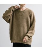 【ロッキーモンロー/Rocky Monroe】のオーバーサイズ畦編みクルーニットセーター 人気、トレンドファッション・服の通販 founy(ファニー) ファッション Fashion レディースファッション WOMEN トップス・カットソー Tops/Tshirt ニット Knit Tops 畦編みニット Cardigan Stitch インナー Inner 畦 Ridge シンプル Simple スラックス Slacks デニム Denim ハイネック High Neck バランス Balance フェミニン Feminine メンズ Mens リラックス Relax 再入荷 Restock/Back In Stock/Re Arrival おすすめ Recommend thumbnail ベージュ|ID: prp329100004371424 ipo3291000000030913452