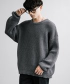 【ロッキーモンロー/Rocky Monroe】のオーバーサイズ畦編みクルーニットセーター 人気、トレンドファッション・服の通販 founy(ファニー) ファッション Fashion レディースファッション WOMEN トップス・カットソー Tops/Tshirt ニット Knit Tops 畦編みニット Cardigan Stitch インナー Inner 畦 Ridge シンプル Simple スラックス Slacks デニム Denim ハイネック High Neck バランス Balance フェミニン Feminine メンズ Mens リラックス Relax 再入荷 Restock/Back In Stock/Re Arrival おすすめ Recommend thumbnail チャコール|ID: prp329100004371424 ipo3291000000030913457