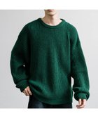 【ロッキーモンロー/Rocky Monroe】のオーバーサイズ畦編みクルーニットセーター 人気、トレンドファッション・服の通販 founy(ファニー) ファッション Fashion レディースファッション WOMEN トップス・カットソー Tops/Tshirt ニット Knit Tops 畦編みニット Cardigan Stitch インナー Inner 畦 Ridge シンプル Simple スラックス Slacks デニム Denim ハイネック High Neck バランス Balance フェミニン Feminine メンズ Mens リラックス Relax 再入荷 Restock/Back In Stock/Re Arrival おすすめ Recommend thumbnail グリーン|ID: prp329100004371424 ipo3291000000030913458