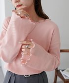 【ディスコート/Discoat】の【新色追加!/20色展開】リブメローフレアスリーブ《WEB限定》 ピンク|ID: prp329100004371538 ipo3291000000034780589