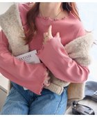 【ディスコート/Discoat】の【新色追加!/20色展開】リブメローフレアスリーブ《WEB限定》 サーモンピンク|ID: prp329100004371538 ipo3291000000034780591