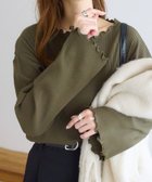 【ディスコート/Discoat】の【新色追加!/20色展開】リブメローフレアスリーブ《WEB限定》 カーキ|ID: prp329100004371538 ipo3291000000034780596