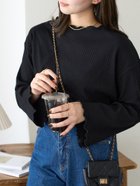 【ディスコート/Discoat】の【新色追加!/20色展開】リブメローフレアスリーブ《WEB限定》 ブラックその他1|ID: prp329100004371538 ipo3291000000034780599