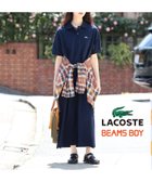 【ビームス ウイメン/BEAMS】の【別注】LACOSTE / ロング ピケ ドレス 25SS ワンピース ポロシャツワンピ きれいめ スポーツミックス 旅行 お出かけ リラックスワンピース NAVY|ID: prp329100004371644 ipo3291000000032750976