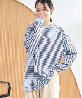 【コーエン/COEN】の【WEB限定】USAコットンレトロボーダーTシャツ 人気、トレンドファッション・服の通販 founy(ファニー) ファッション Fashion レディースファッション WOMEN トップス・カットソー Tops/Tshirt シャツ/ブラウス Shirts/Blouses ロング / Tシャツ T-Shirts 2025年 2025 2025春夏・S/S Ss,Spring/Summer,2025 おすすめ Recommend チュニック Tunic トレンド Trend ボトム Bottom ボーダー Border ルーズ Loose 人気 Popularity 定番 Standard |ID:prp329100004372030